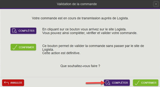 Une synchronisation plus fluide avec le site Logista
