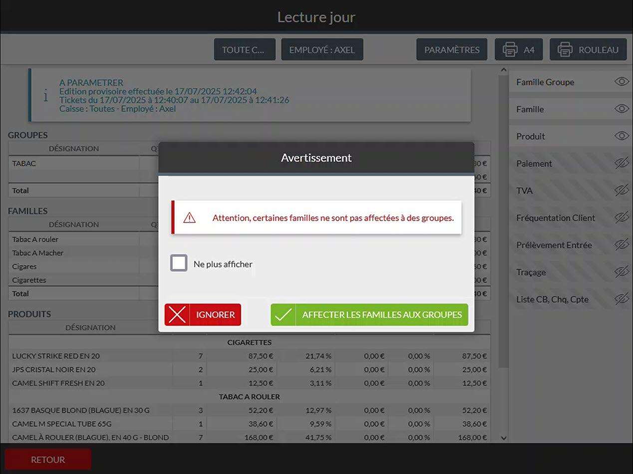 Un nouveau message d'avertissement pour sécuriser votre comptabilité