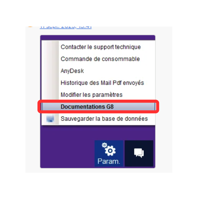 Où télécharger votre certificat de mise en conformité sur votre logiciel G8 ?