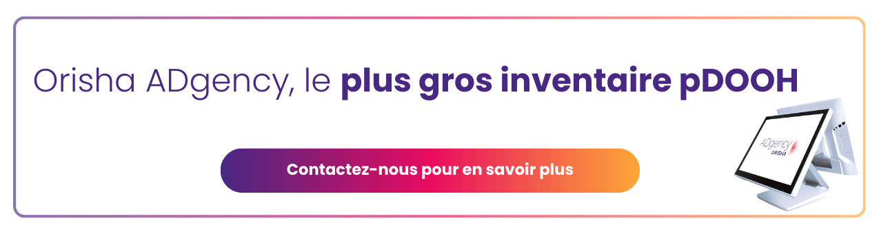 La diffusion de publicité directement en magasin