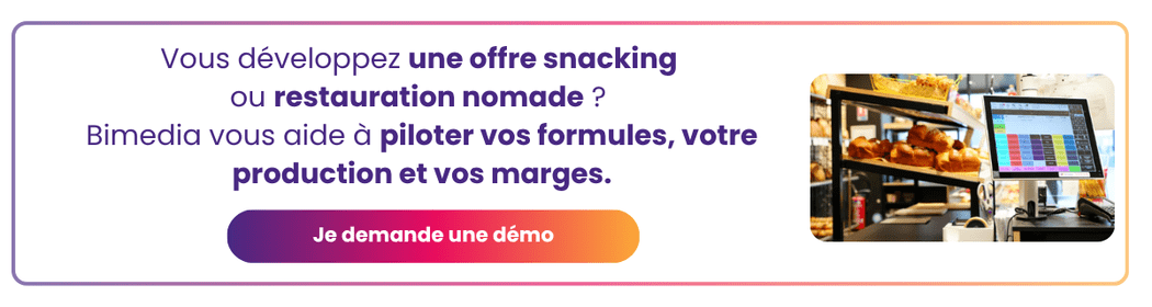Snacking en boulangerie et restauration nomade : comment piloter une offre rentable