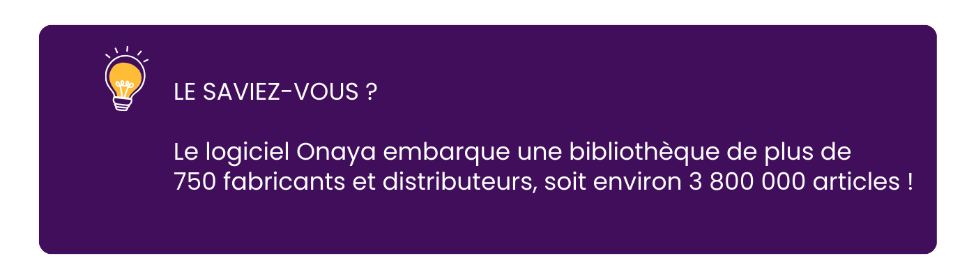 3. Catalogues des fabricants avec tarifs à jour