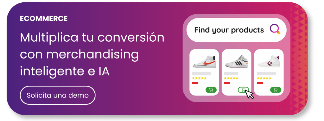 Ecommerce con IA, mejora el merchandising y la conversión